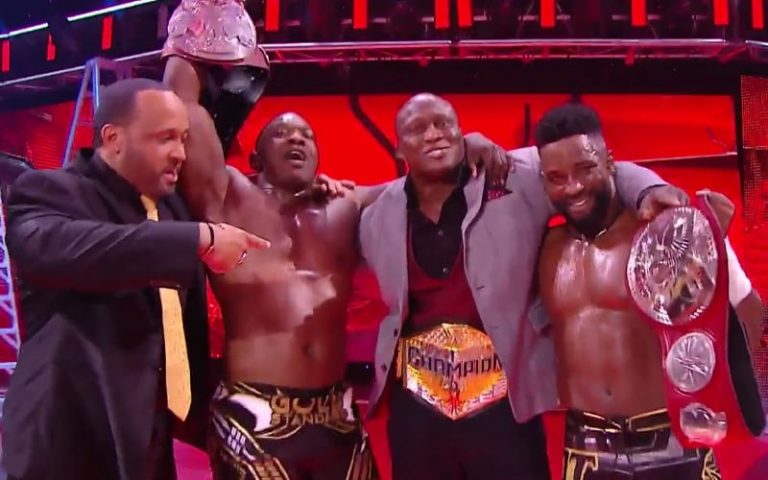 Hurt Business Win RAW Tag Team Titles At WWE TLC