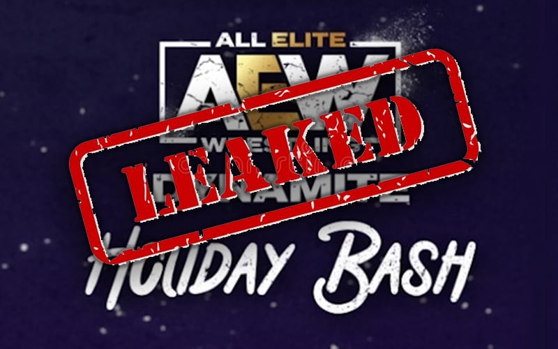 Full Spoilers For AEW Dynamite ‘Holiday Bash’ Leaked