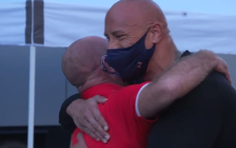 The Rock Gives Harvey Wippleman A New Car