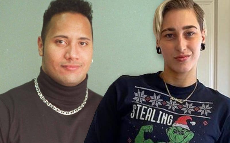 The Rock Loves Rhea Ripley’s ‘Accidental’ Photo Tribute