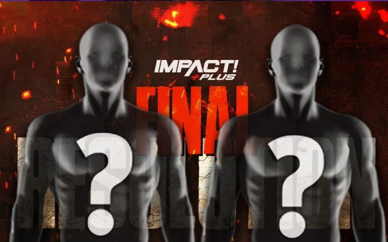 Title Match Added To Impact Wrestling Final Resolution — UPDATED CARD