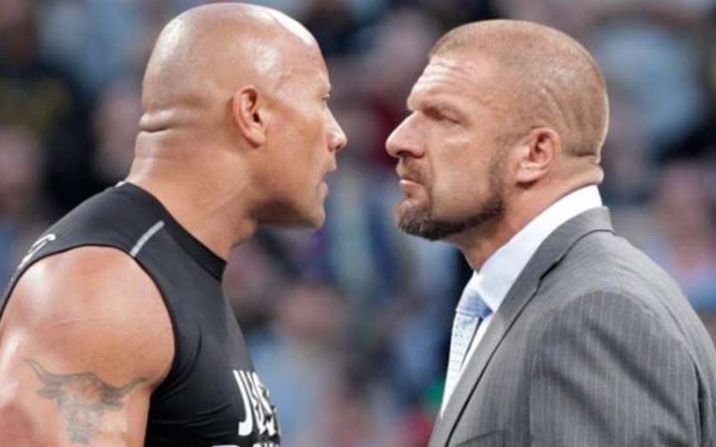 The Rock & Triple H Allegedly ‘Didn’t See Eye To Eye’ Backstage In WWE