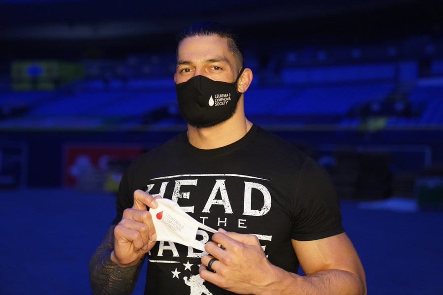 Roman Reigns Shows Support For Blood Cancer Patients By Promoting Face Mask