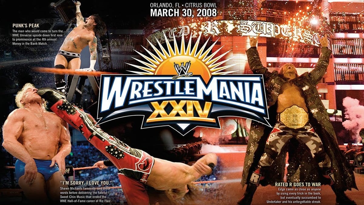 WrestleMania 24 Added Back to The WWE Network