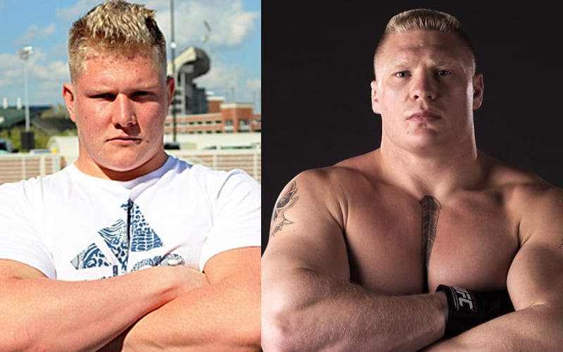 WWE Fans React to Brock Lesnar Look-A-Like Parker Boudreaux