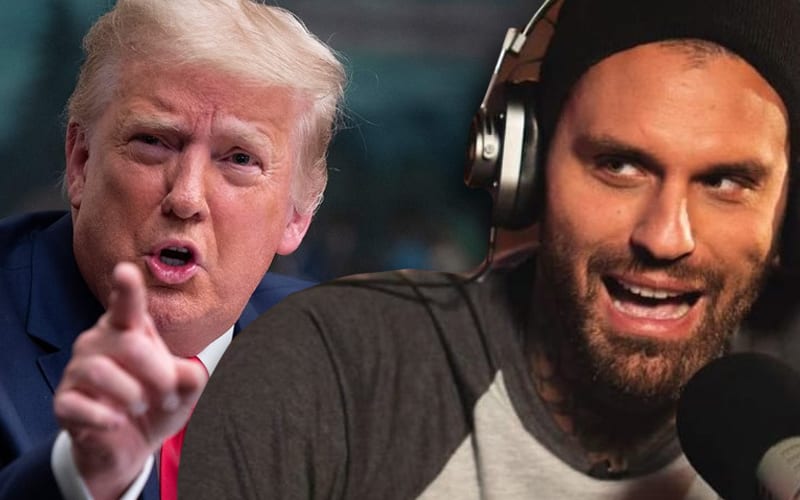 Corey Graves’ Hilarious Reaction To Donald Trump Getting Banned From Twitch