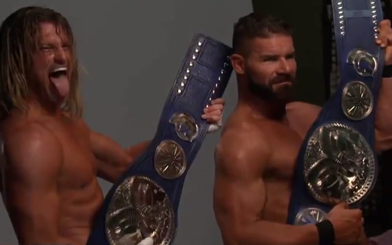 Dolph Ziggler & Robert Roode Celebrate WWE SmackDown Tag Team Title Win
