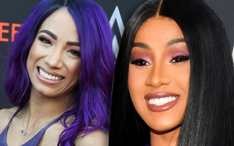 Sasha Banks Is All About Getting Love From Cardi B