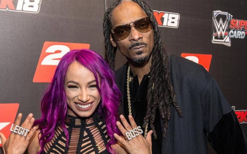 Sasha Banks Reacts To Snoop Dogg’s AEW Dynamite Appearance