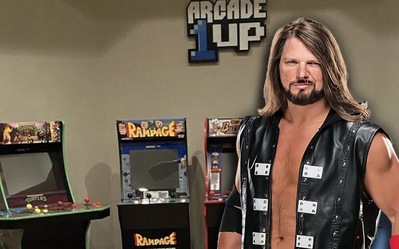 AJ Styles Shows Off New Additions To His Home Arcade