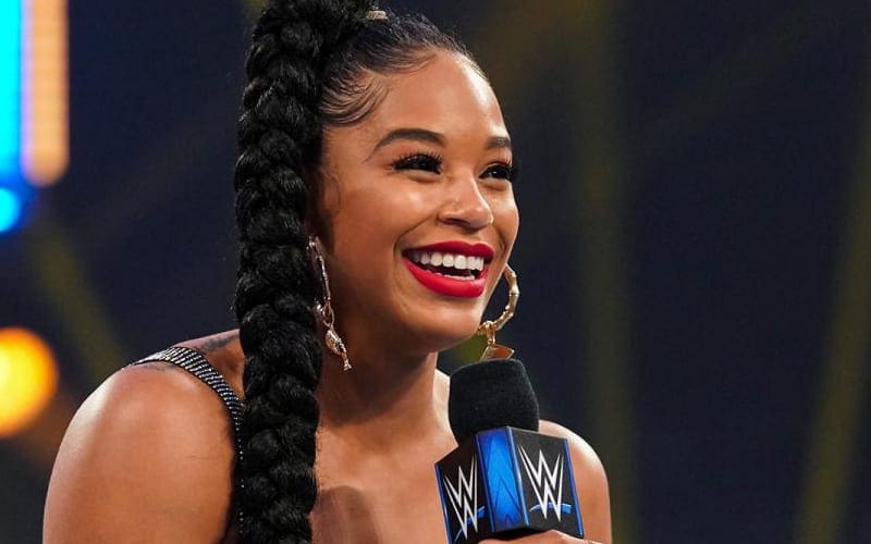 Bianca Belair Down for Hair Vs. Hair Match