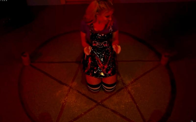 Alexa Bliss Sits In Pentagram & Promises Bray Wyatt’s Rebirth On WWE RAW