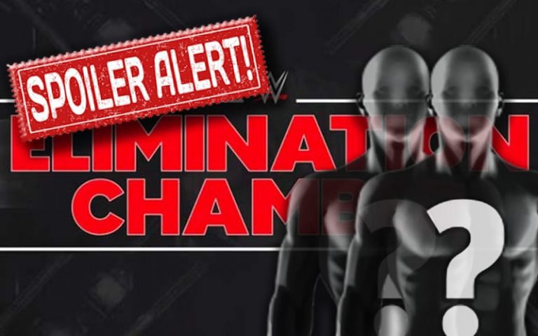 SPOILER On WWE Elimination Chamber Plans