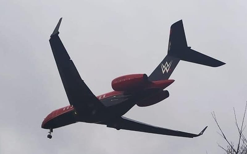 WWE Jet Spotted On First International Flight In A Year