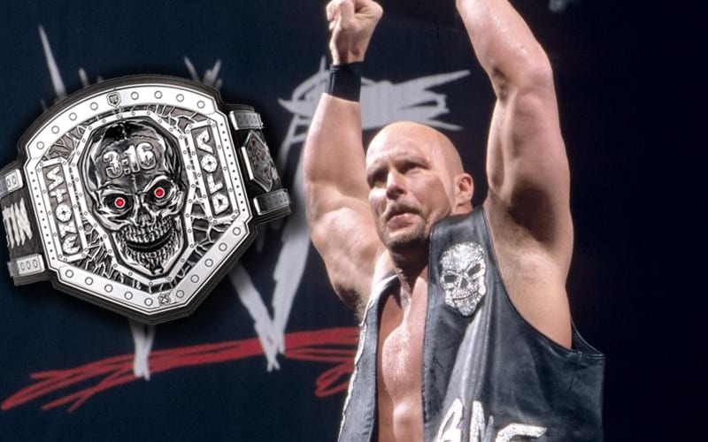 WWE Selling $1,000 Steve Austin Title Belt