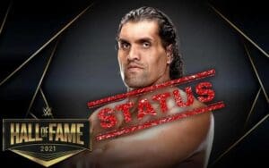 Great Khali's Status For WWE Hall Of Fame Ceremony