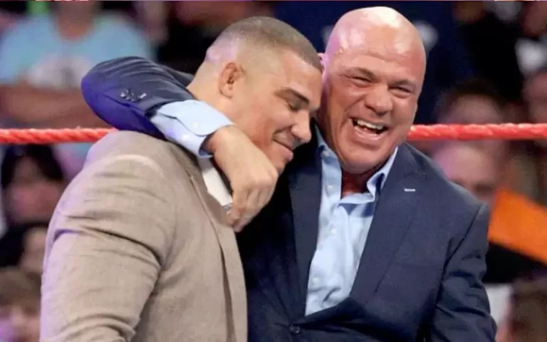 Kurt Angle Says It Was 'Politically Correct' For WWE To Make Jason Jordan His Son