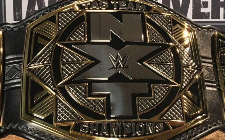 WWE NXT Tag Team Titles Officially VACATED