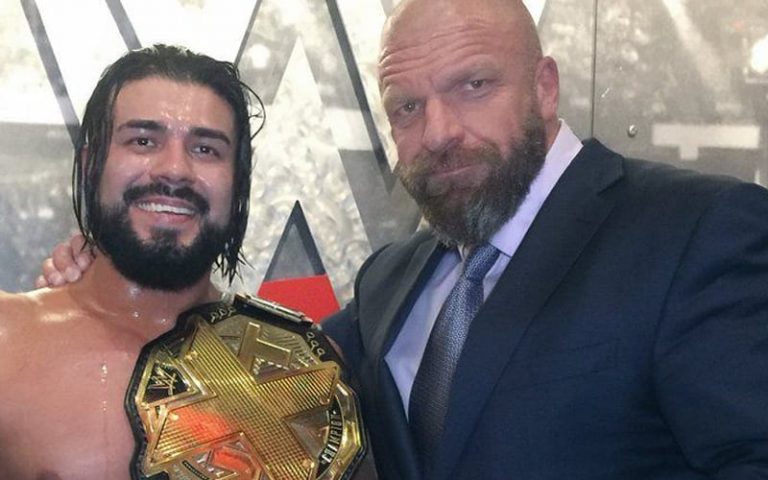 Andrade Claims Triple H Told Him To Come Back To WWE NXT