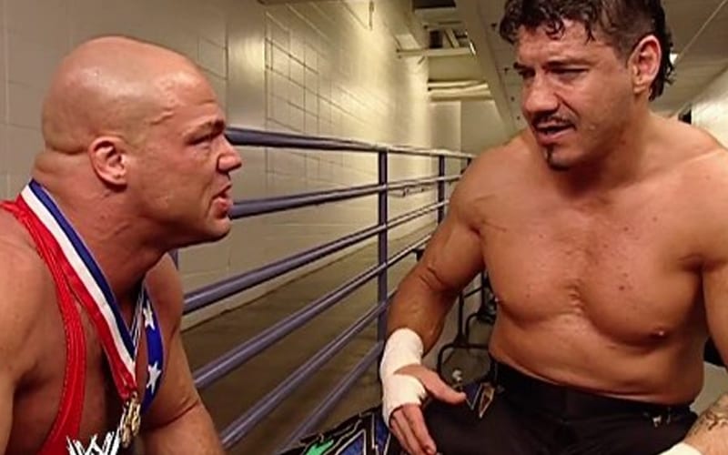Kurt Angle Recalls Legitimately Choking Out Eddie Guerrero In Backstage Fight