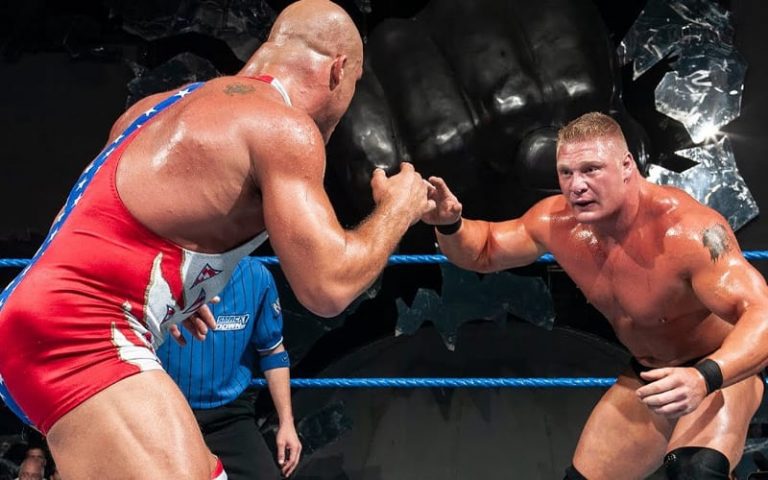 Kurt Angle Talks Shoot Wrestling Brock Lesnar In WWE