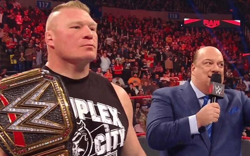 Paul Heyman Reveals Why He Didn’t Announce Brock Lesnar Before His Last WWE Match