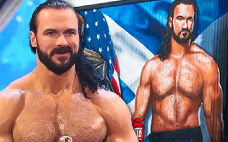 Drew McIntyre Reacts To Epic Mural Featuring Him In Glasgow