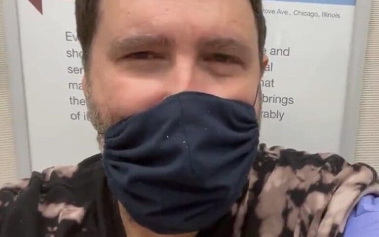 Mick Foley Gets COVID-19 Vaccine