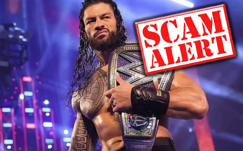 Scammer Account Posing As Roman Reigns Gets Called Out