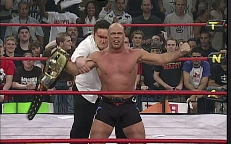 Samoa Joe Was Furious After Kurt Angle Busted Him Open With A Headbutt In TNA Segment