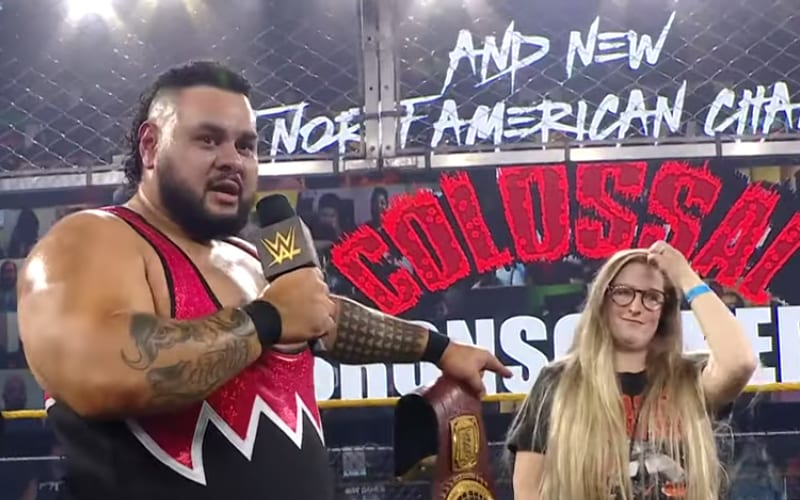 Bronson Reed Gives Emotional Speech After WWE NXT North American Title Win