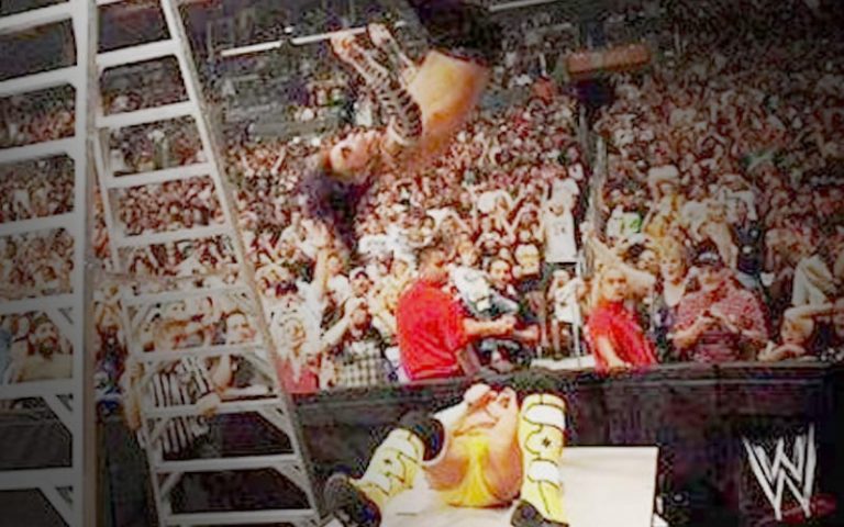 Ladder Spot with Jeff Hardy Really Scared CM Punk