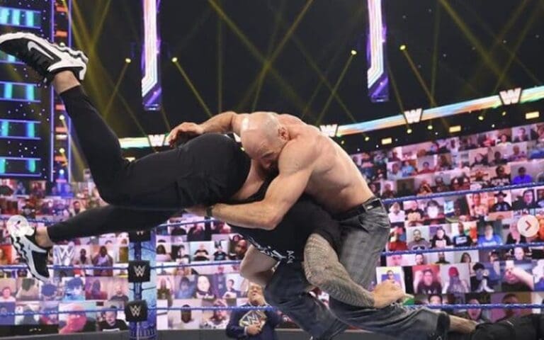 Cesaro Reacts To Taking Out Roman Reigns & The Usos on This Week's WWE SmackDown