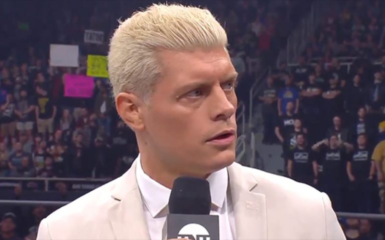 Cody Rhodes Likely To Miss Several Upcoming Weeks Of AEW Television