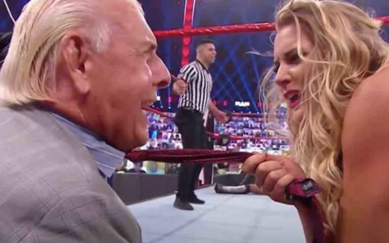 Ric Flair Was Not Comfortable with Lacey Evans Storyline