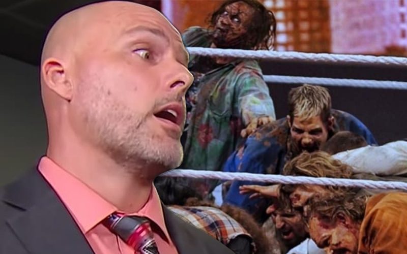 Adam Pearce Can’t Stop Himself From Making Zombie Jokes After WrestleMania Backlash