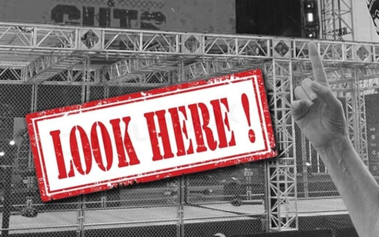 First Look At AEW Blood & Guts Cage Setup