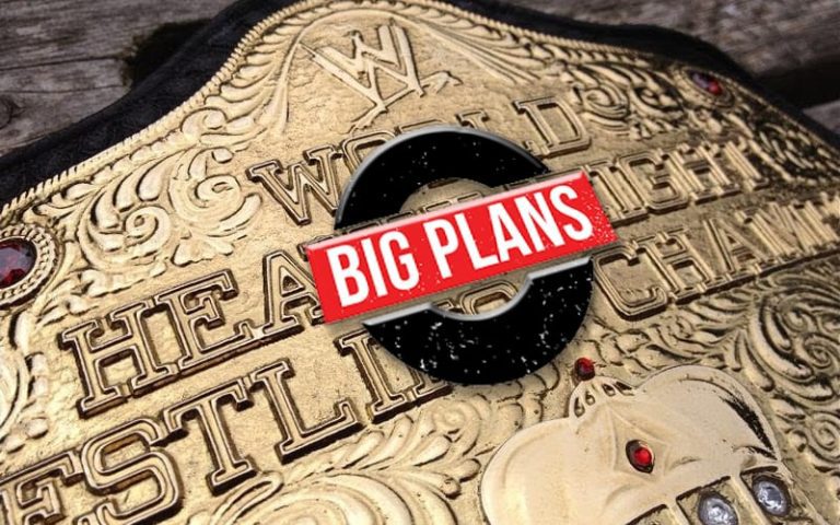 WWE Has Special Plans For Big Gold Belt Design