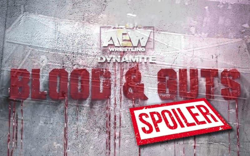 SPOILER On AEW’s Plan After Blood & Guts Match