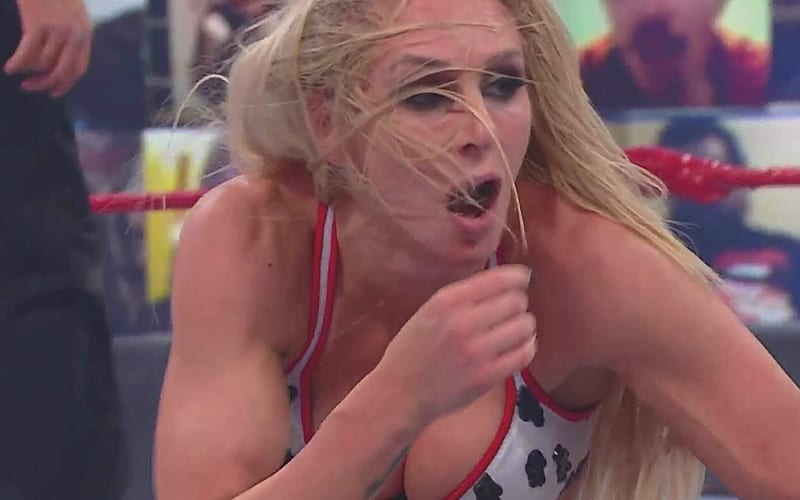 Charlotte Flair Has Multiple Wardrobe Malfunctions During WWE RAW