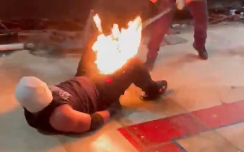 Video Of Wrestler Setting Opponent’s Crotch On Fire Goes Viral