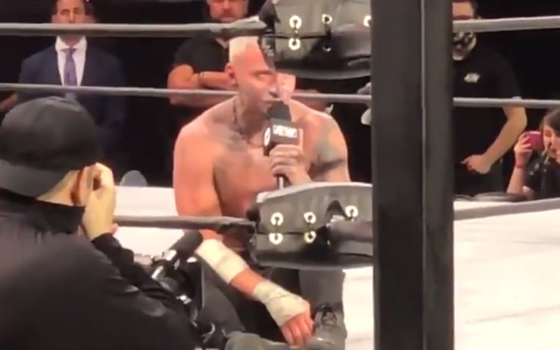 Darby Allin Addresses Live Crowd After AEW TNT Title Loss