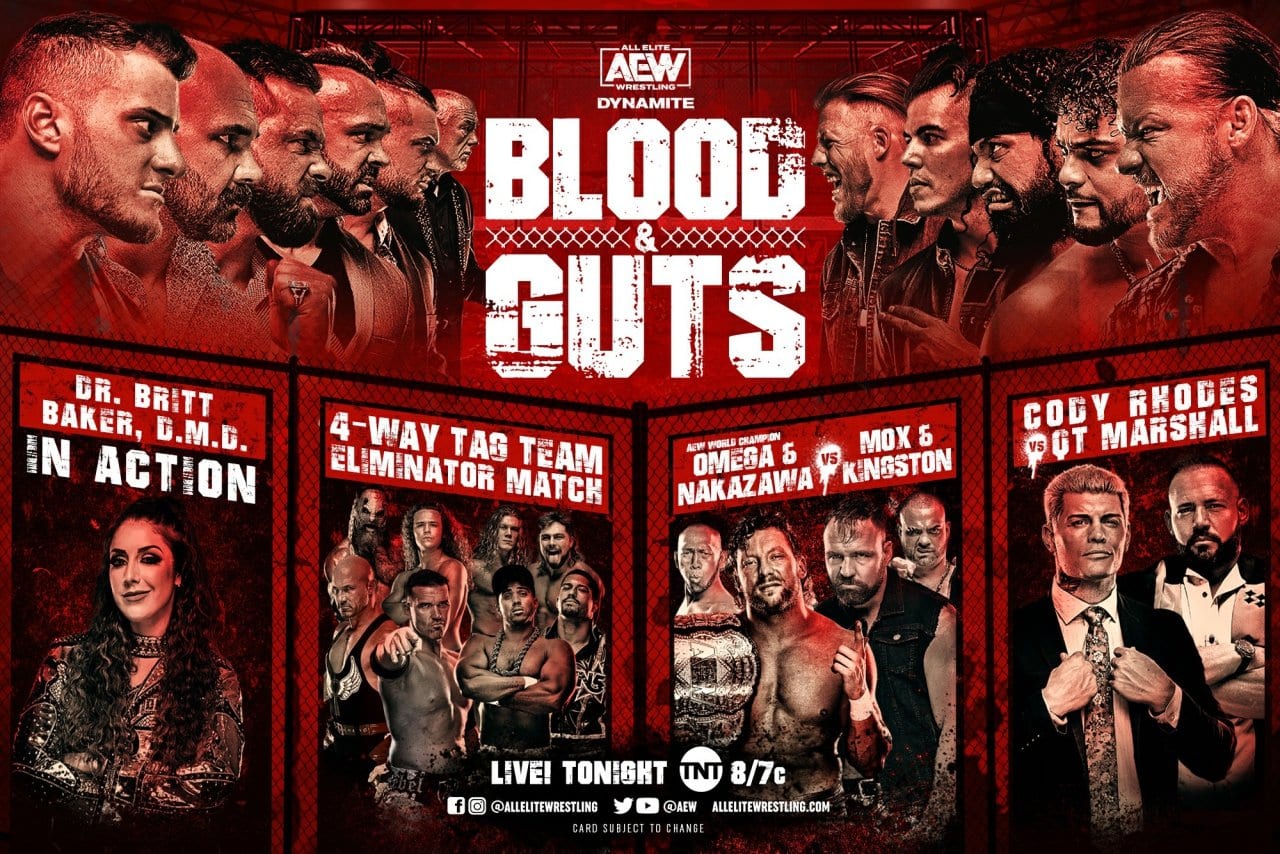 AEW Dynamite “Blood & Guts” Results for May 5, 2021