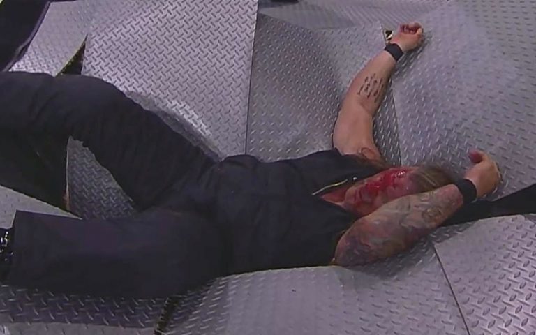 What Chris Jericho REALLY Fell On During Final Spot Of Blood & Guts Match