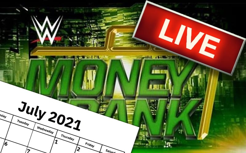 WWE Money In The Bank Reportedly Set For July With Live Fans