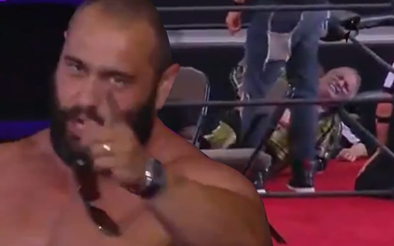 Miro Assaults Jake Roberts At AEW Double Or Nothing Fan Fest