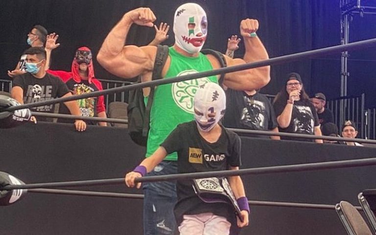 Brodie Lee Jr Becomes Dark Order Champion At AEW Double Or Nothing Fan Fest