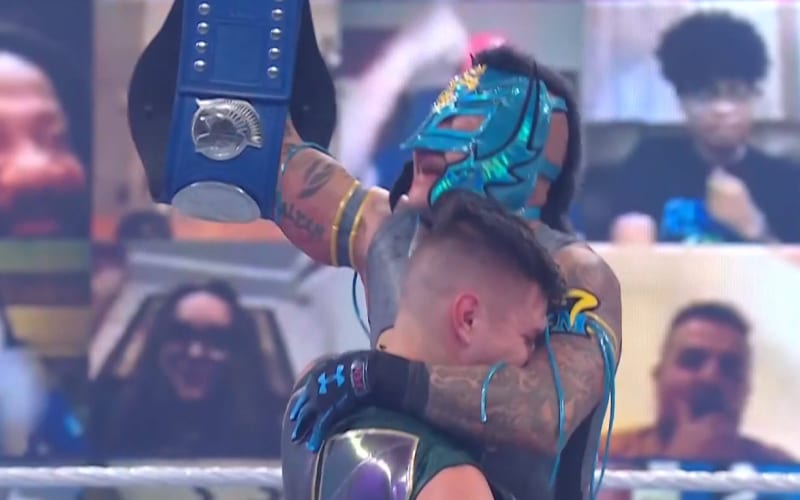 Rey & Dominik Mysterio Make History As First Father/Son Tag Team Champions At WrestleMania Backlash