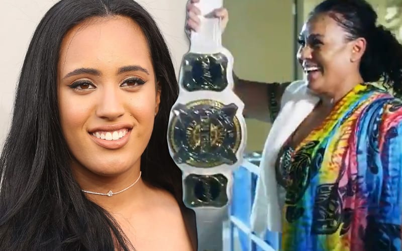 The Rock’s Daughter Simone Johnson On Tamina FaceTiming Her After Title Win