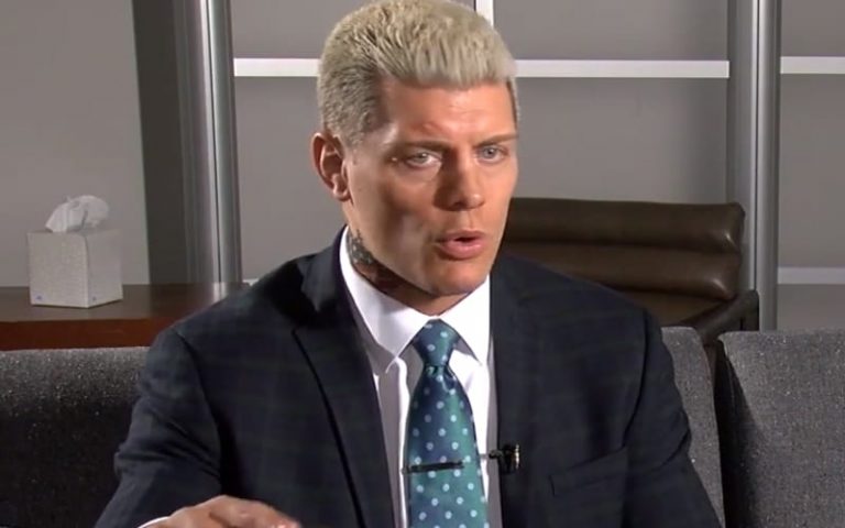 Cody Rhodes Was Not In Orlando On WWE Business